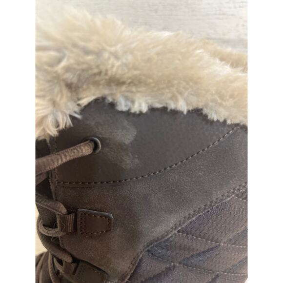 Columbia Ice Maiden II Boot Snow Waterproof Fur Lined Mid Winter Womens 9 Brown - Picture 10 of 12